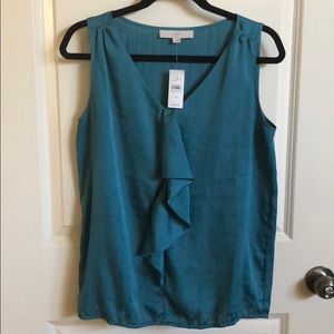 Loft turquoise blouse size M
